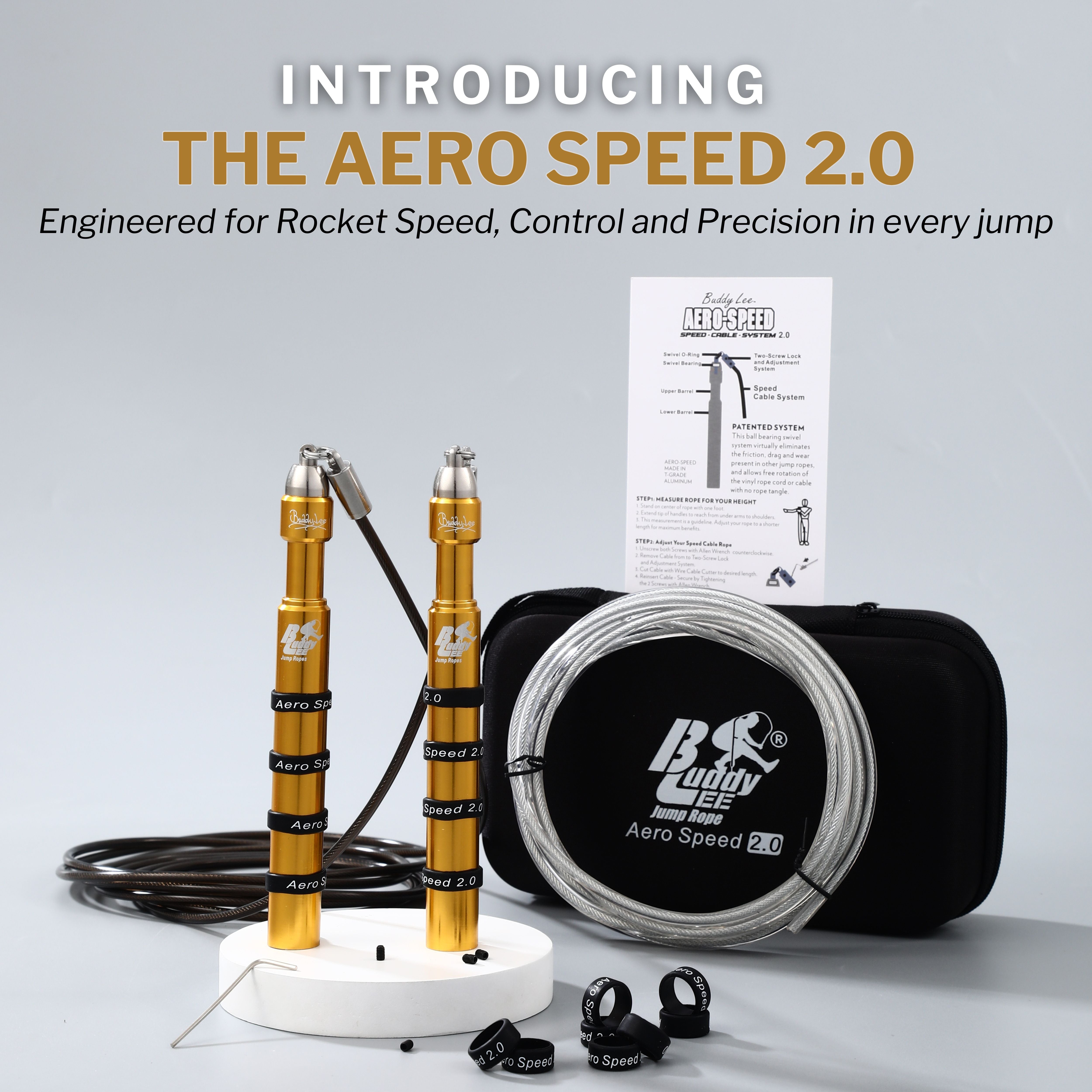 Aero Speed 2.0 Best Jump Ropes | Buddy Lee Jump Ropes