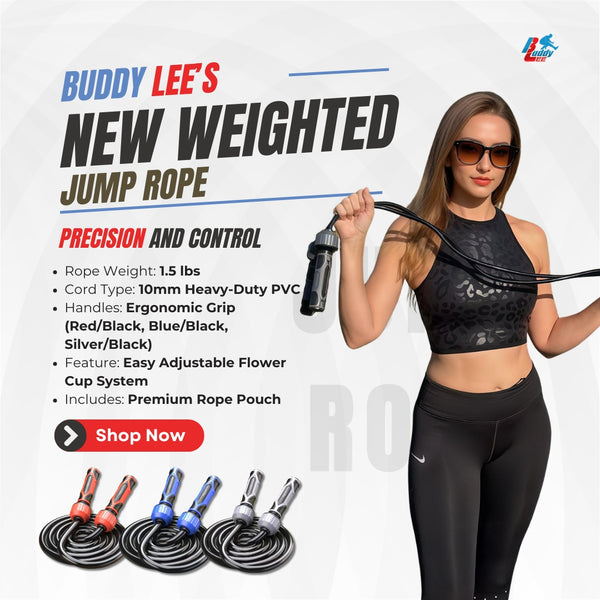 New Weighted Jump Rope 1.5 lbs by Buddy Lee