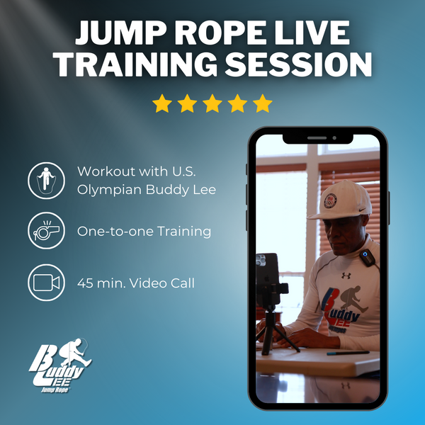 Jump Rope Live Training session & workout with US Olympian Buddy Lee - one to one - Video call